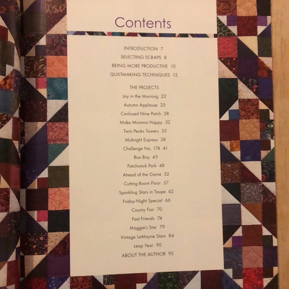 Quilting Patterns Quilting With Scraps Scrap Quilting Bundle of Three Books - Picture 12 of 13